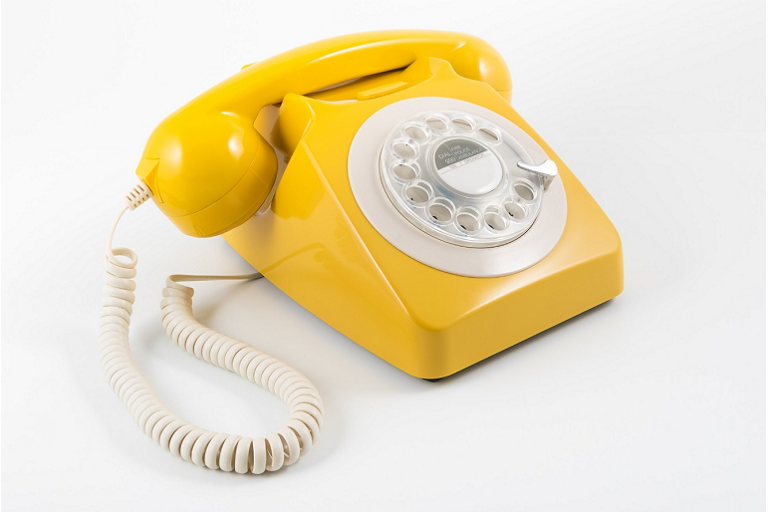 Buy GPO 746 Rotary Telephone - Mustard | Harvey Norman AU