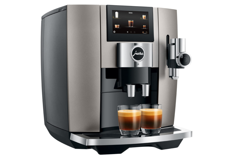 Buy Jura J8 Automatic Coffee Machine Midnight Silver (INTA) Harvey