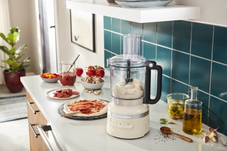 Buy KitchenAid 9 Cup Quad Blade Food Processor Almond Cream Harvey