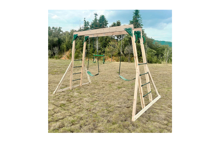Buy Lifespan Kids Daintree 2in1 Monkey Bars and Swing Set Harvey