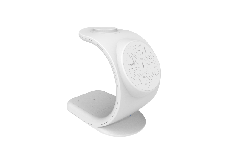 Buy Laser ChargeCore 3in1 Wireless Charging Station White Harvey