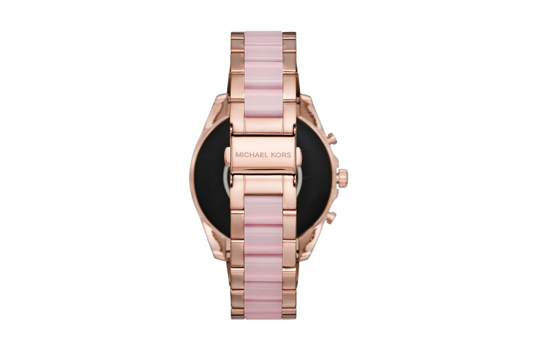 mk bradshaw rose gold smartwatch