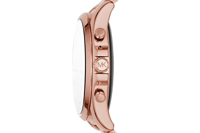 mk bradshaw rose gold smartwatch