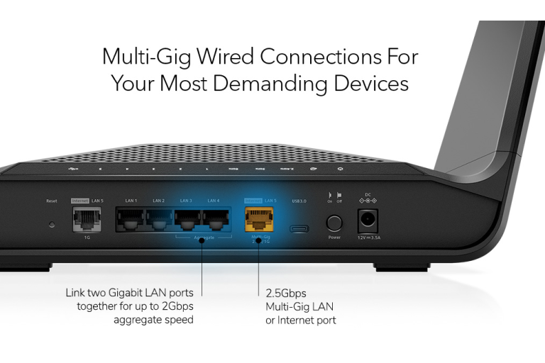 Hot Deals NETGEAR Nighthawk AXE7800 8Stream TriBand WiFi 6E Router