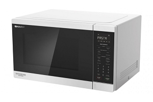 sharp 34l inverter microwave oven black