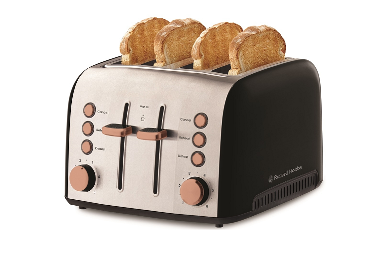 Buy Russell Hobbs Brooklyn 4 Slice Toaster Copper Harvey Norman AU