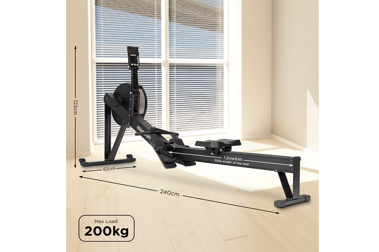 Buy Powertrain Air Rowing Machine Resistance Rower Harvey Norman AU