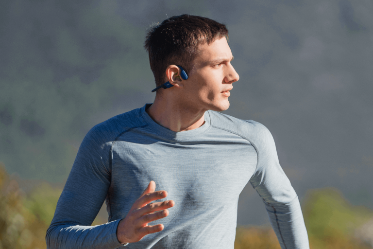 Buy Shokz OpenRun Bone Conduction Sports Headphones Grey Harvey