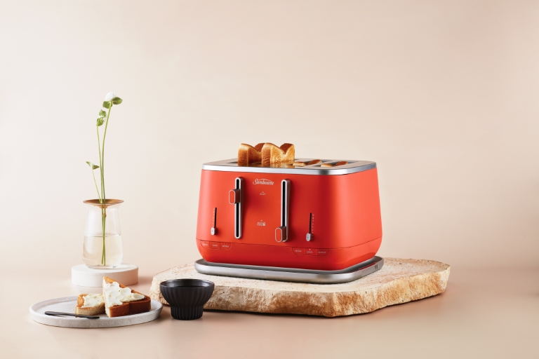 Buy Sunbeam Kyoto 4 Slice Toaster Orange Harvey Norman AU