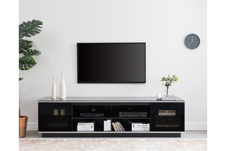 Buy Tauris Titan 2200mm Tv Cabinet Black Harvey Norman Au