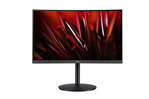 acer curved gaming monitor in a 23.6 inch