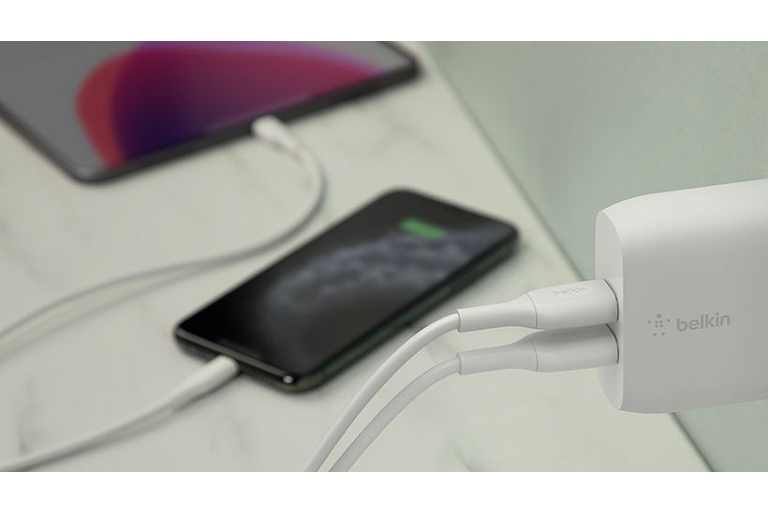 Buy Belkin BoostCharge 24W Dual USBA Wall Charger with USBA to USBC