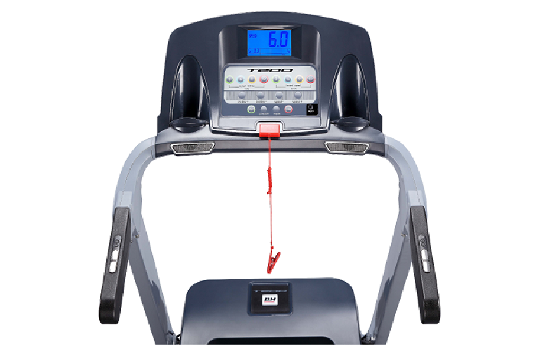 The T200's control console and handrails