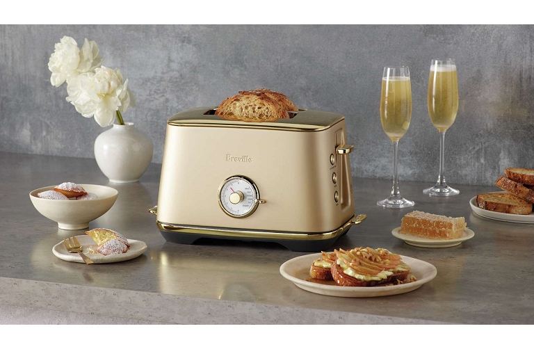 Buy Breville The Toast Select Luxe Brass 2 Slice Toaster - Almond ...