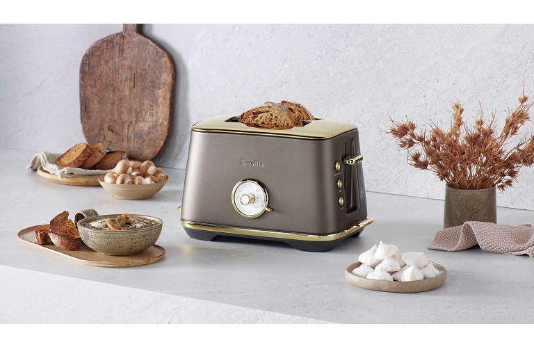 Buy Breville the Toast Select Luxe Brass 2 Slice Toaster Sea Salt Harvey Norman AU