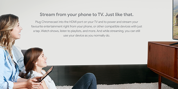 Google chromecast harvey norman