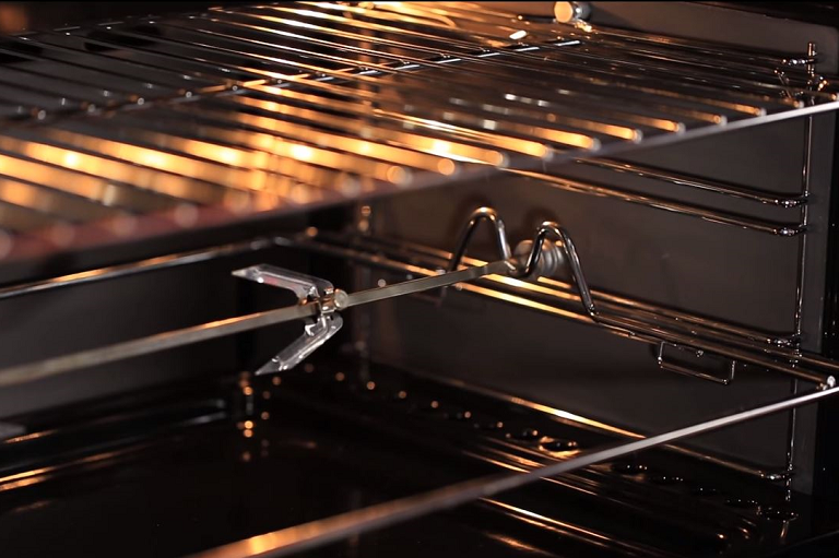 Inside the Euromaid 90cm oven
