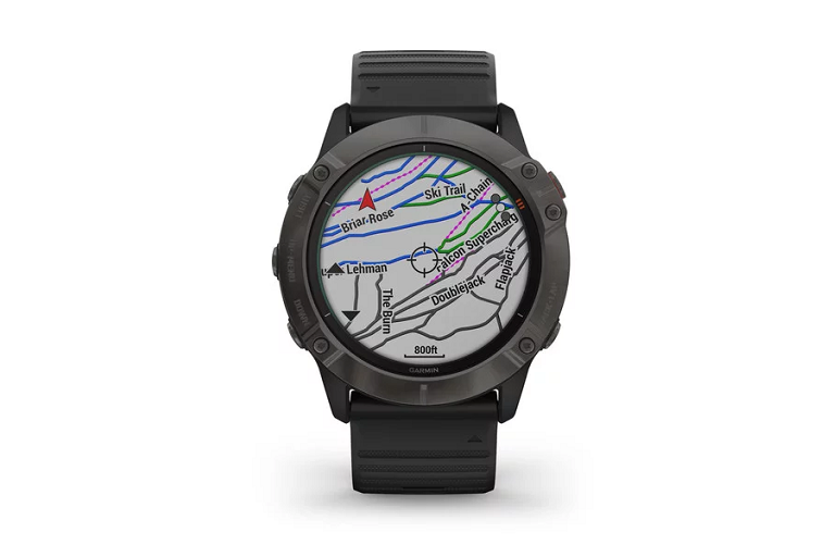 Buy Garmin Fenix 6X Pro Solar GPS Watch - Titanium Carbon Grey DLC with  Black Band | Harvey Norman AU