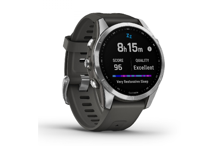 Buy Garmin Fenix 7 Watch - Silver With Graphite Band 