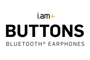 i.am+ Buttons Bluetooth In-Ear Headphones - Black 1 LOGO