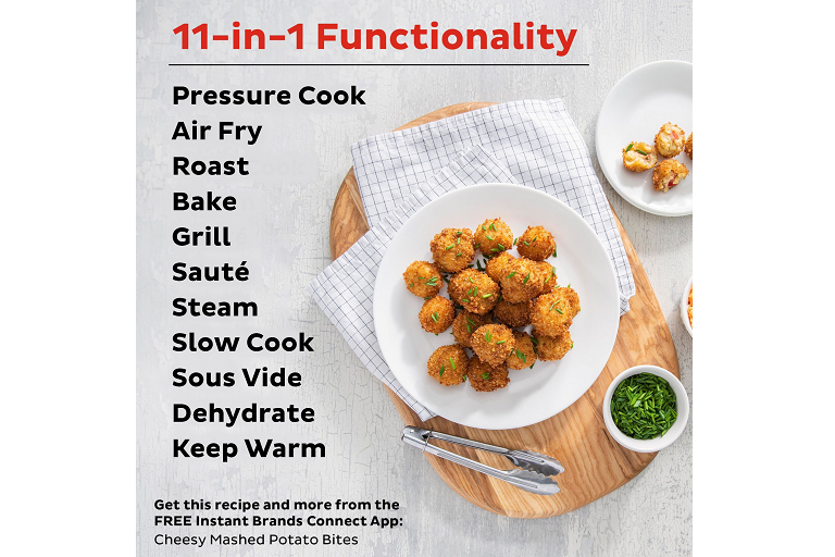 Buy Instant Pot Pro Crisp 8L Multicooker + Air Fryer Harvey Norman AU