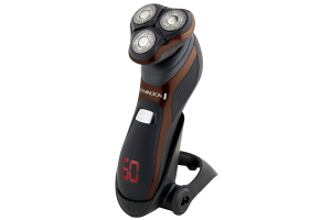 Remington Ultra Flex Power Shaver in charging cradle