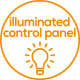 Picto Wellbeing Illuminated Control Panel Picto Wellbeing Illuminated Control Panel